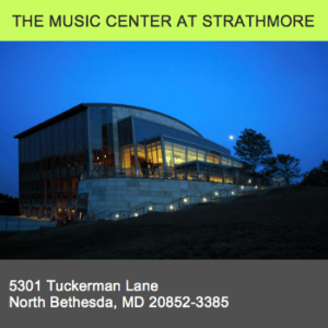 Strathmore Seating Chart