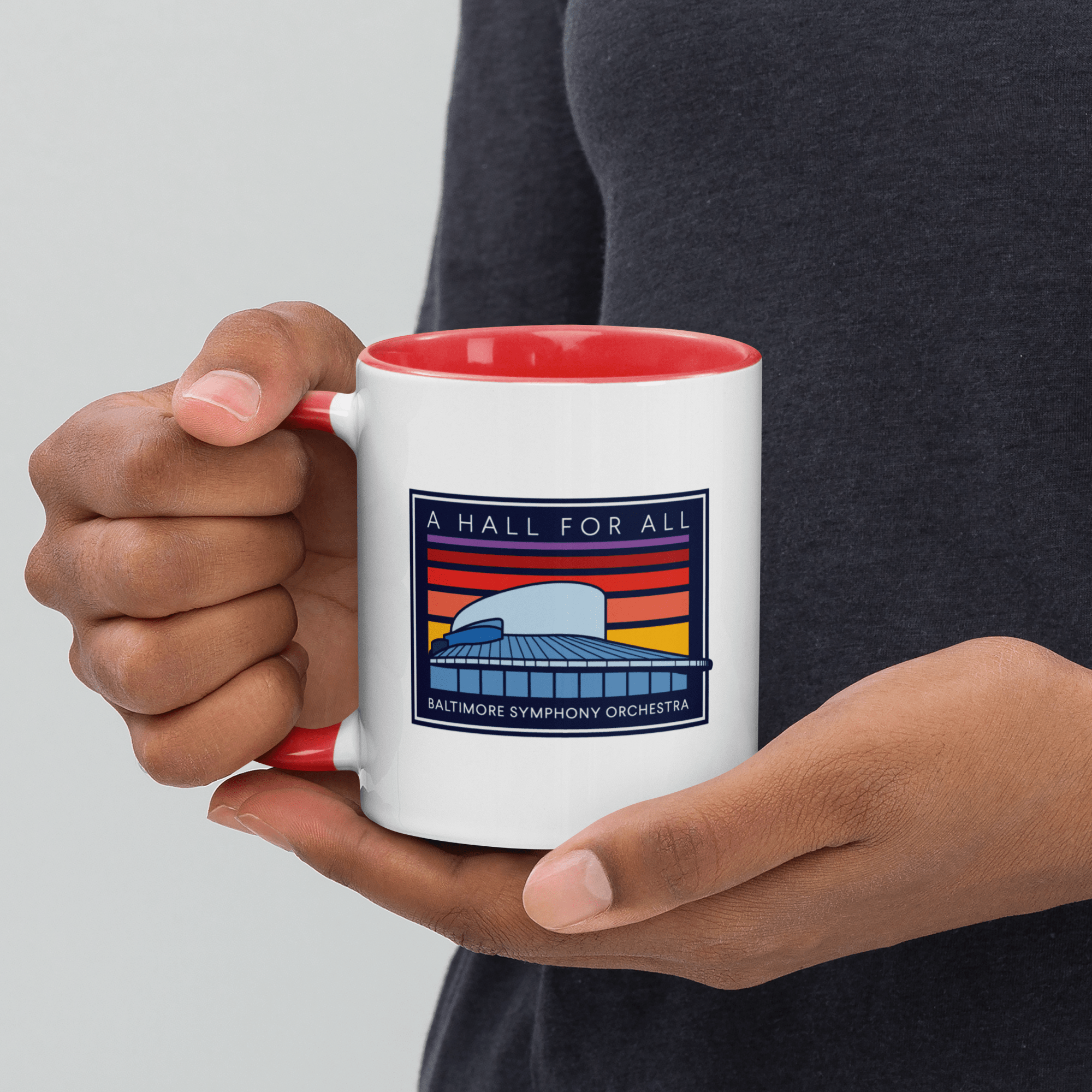 Retro Meyerhoff Mug with Color Inside | Baltimore Symphony Orchestra