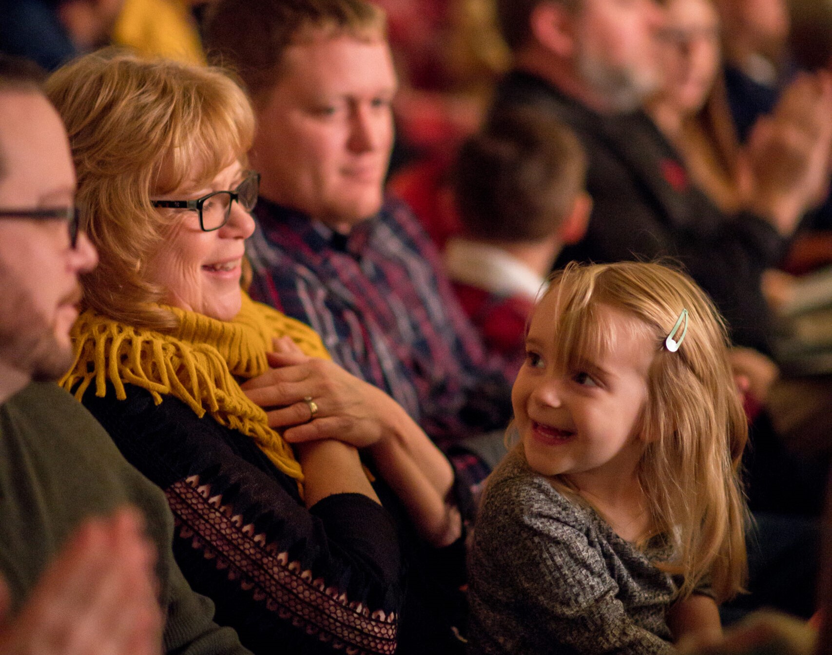 Family at BSO Concert