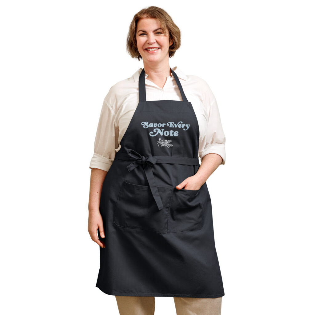 トップス super market zumi apron Savor Every Note Organic Cotton Apron | Baltimore Symphony Orchestra