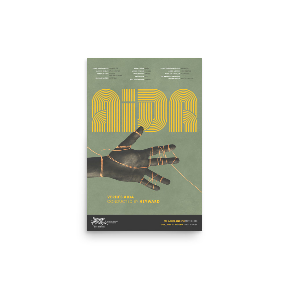 Verdi's Aida Poster | Baltimore Symphony Orchestra